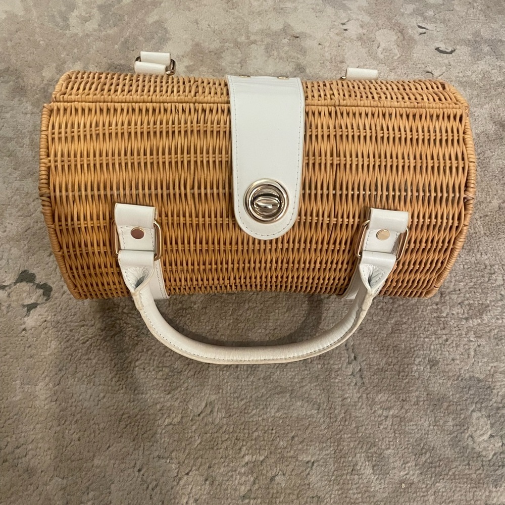 Wicker Basket Bag